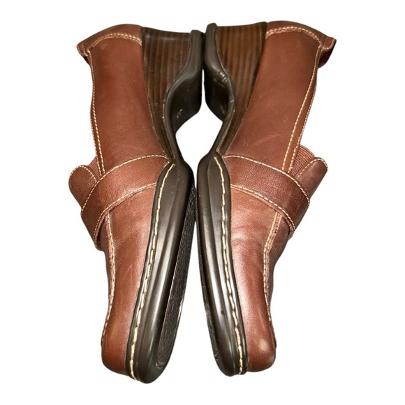 Naturalizer Leather Loafers Size 7.5 Olla Square Toe Slip On Shoes - Picture 7 of 16